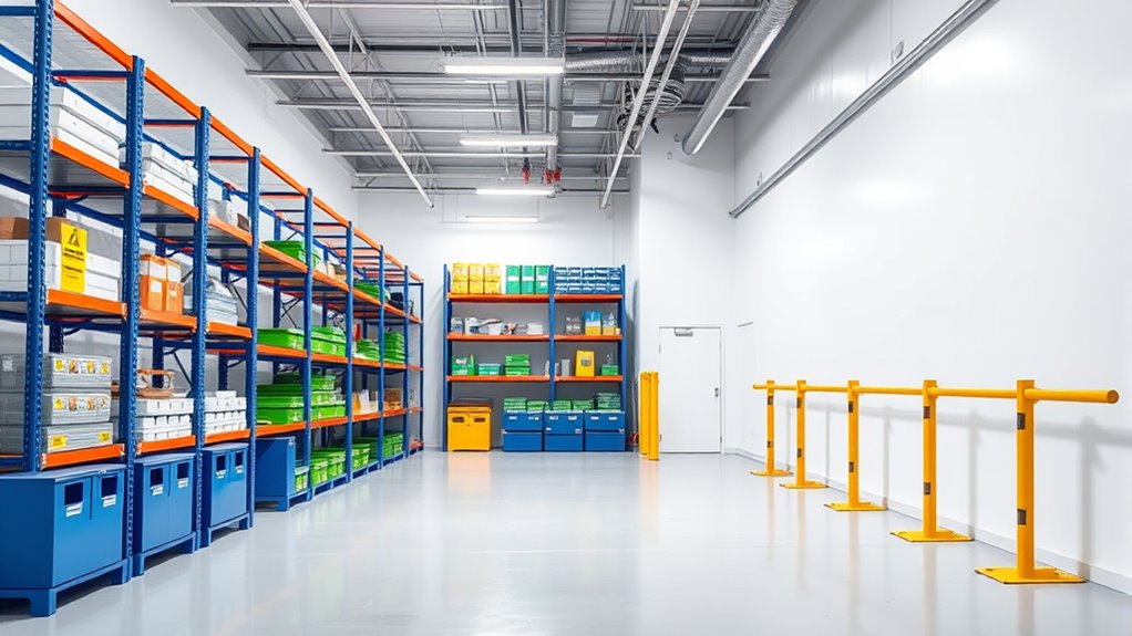 organized accessible safety zones