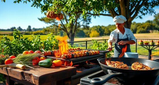 outdoor cooking multi course essentials