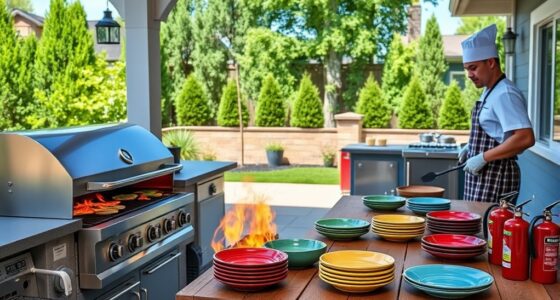 outdoor cooking safety planning