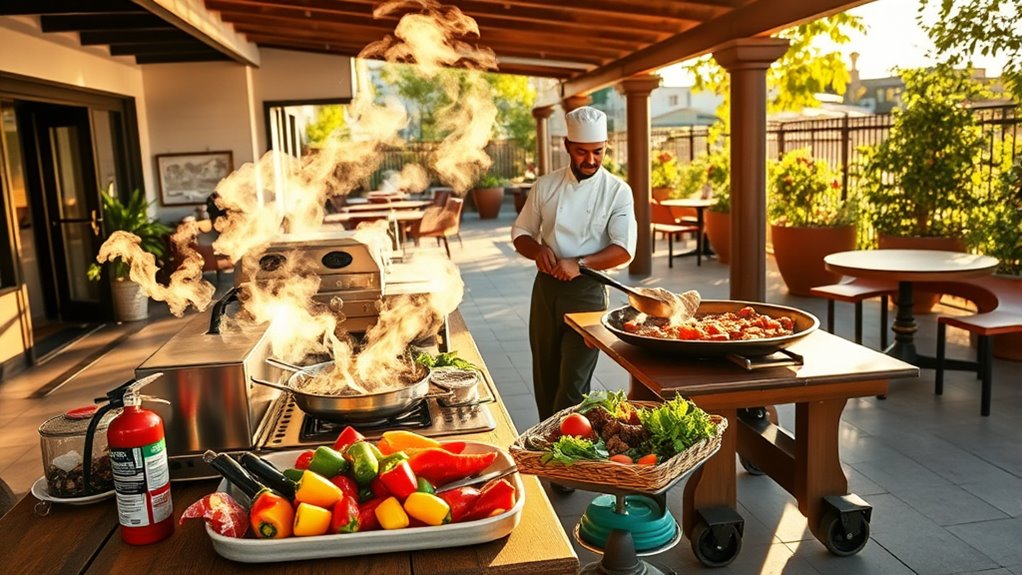 outdoor cooking safety tips