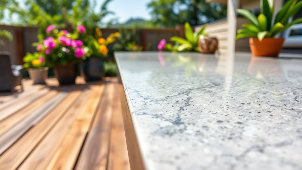 outdoor countertop material tips