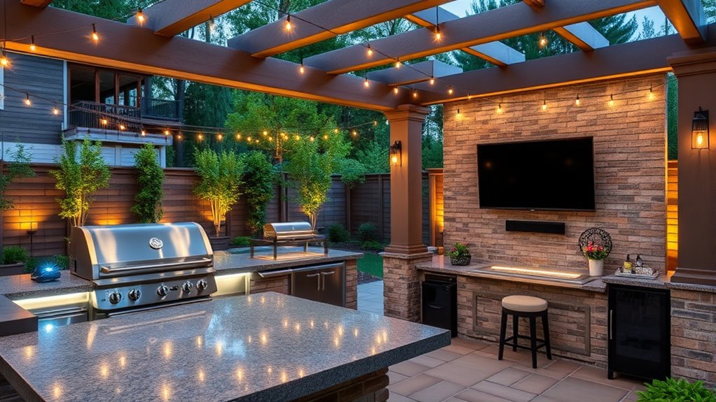 outdoor entertainment tech integration