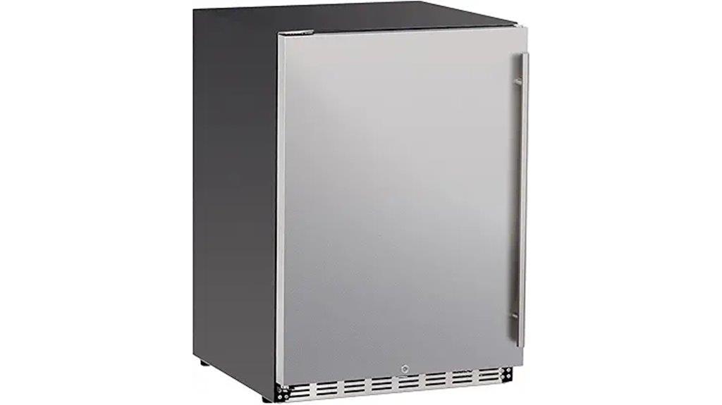 outdoor fridge right opening