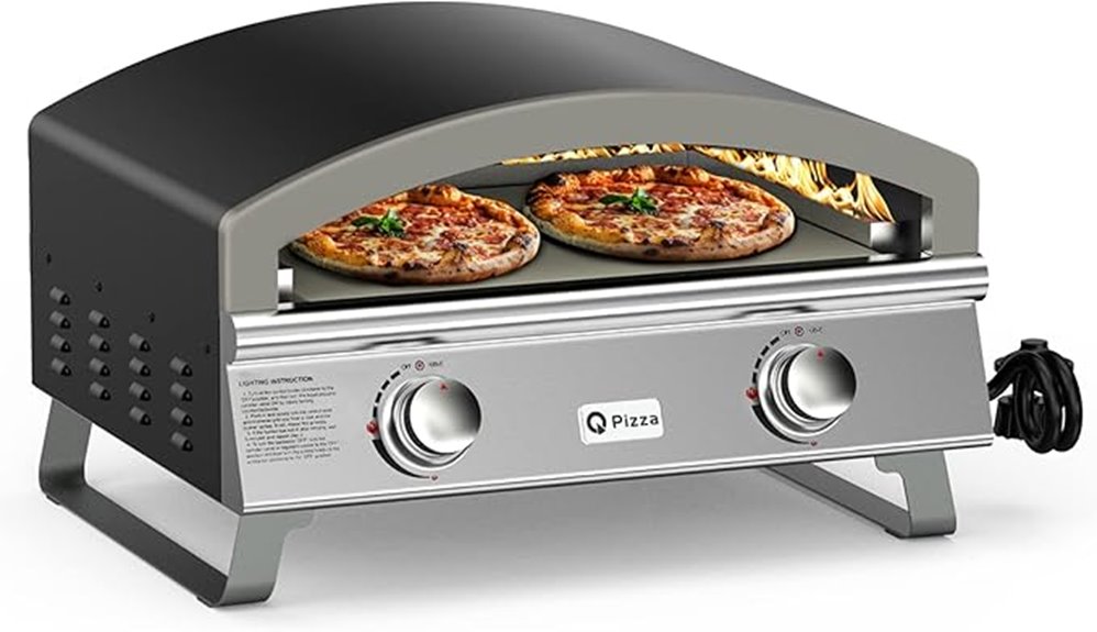 outdoor gas pizza oven