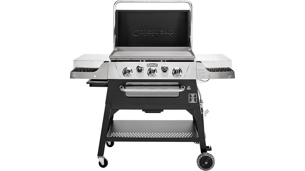 outdoor griddler broiler combo