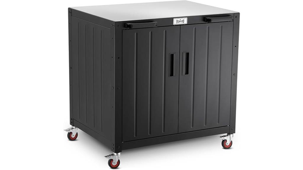 outdoor grill cart
