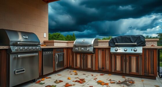 outdoor kitchen storm prep mistakes