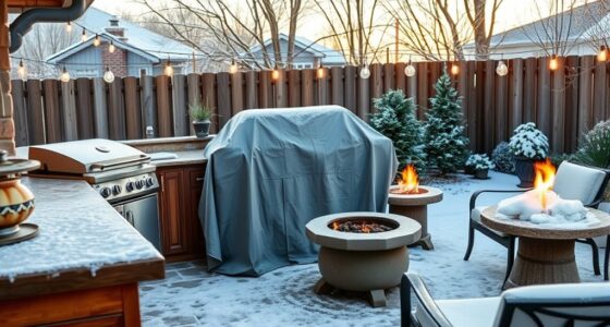 outdoor kitchen winterization tips