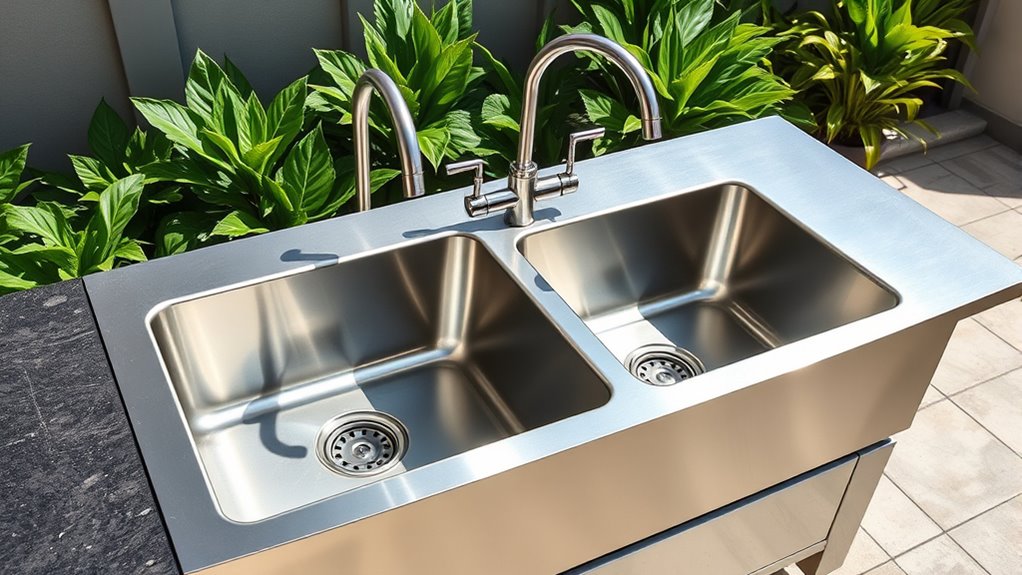 outdoor sink selection considerations