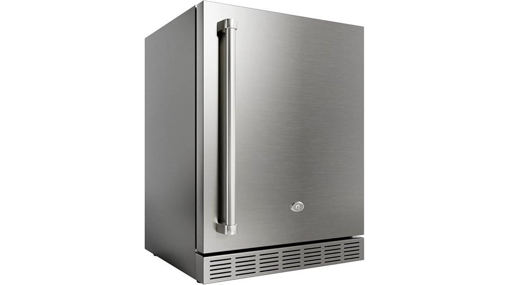 outdoor stainless beverage cooler