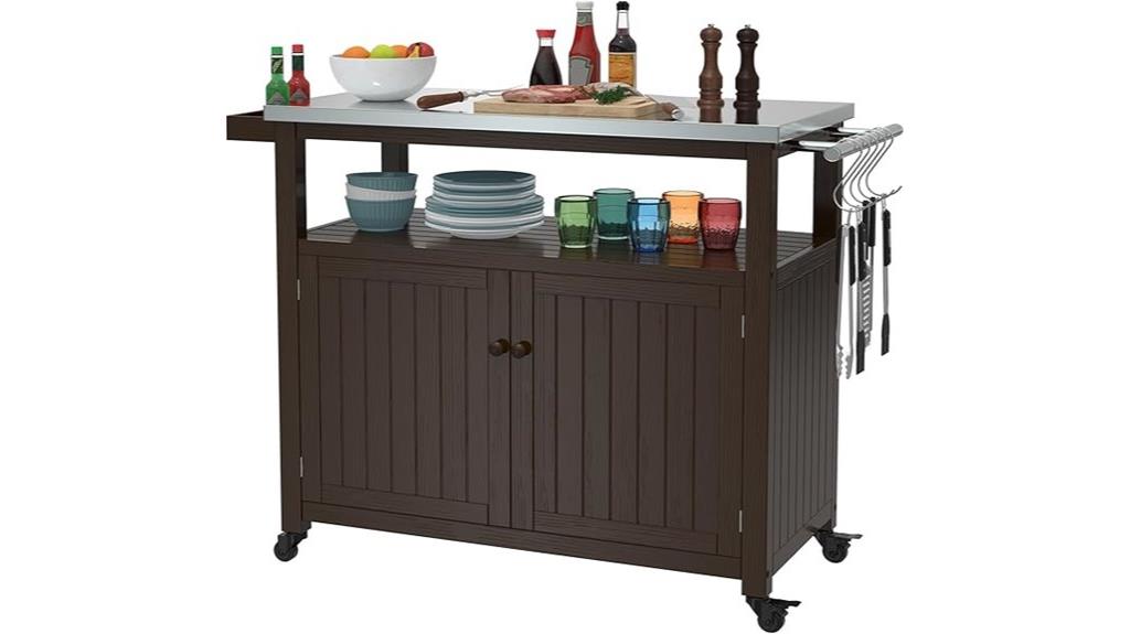 outdoor storage stainless cabinet