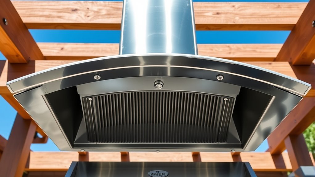 outdoor vent hood components