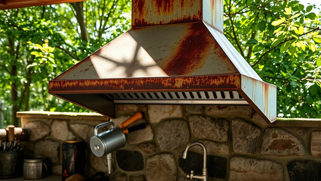 outdoor vent hood maintenance