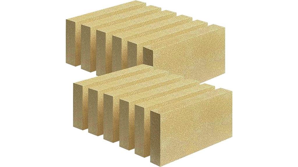 pack of twelve fire bricks