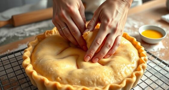 pie baking without burning