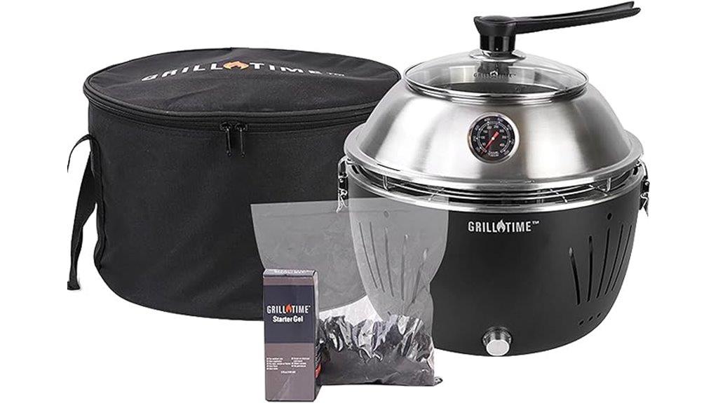 portable 13 inch charcoal grill