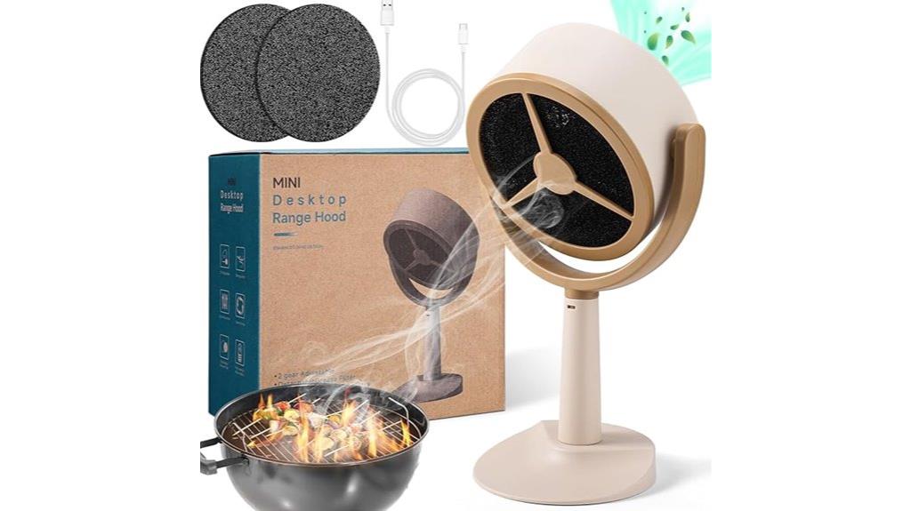 portable cooking range hood