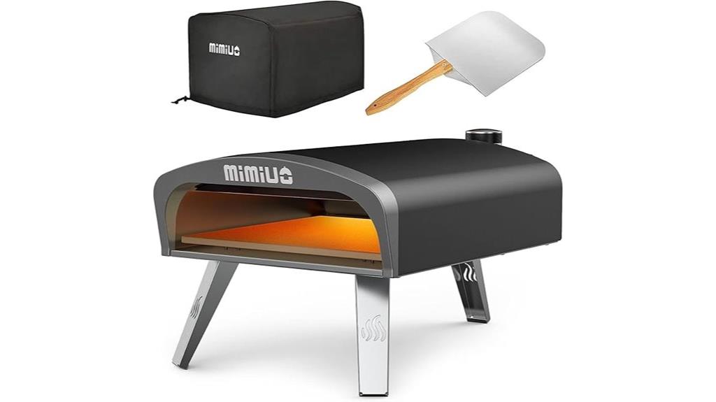 portable outdoor propane pizza oven