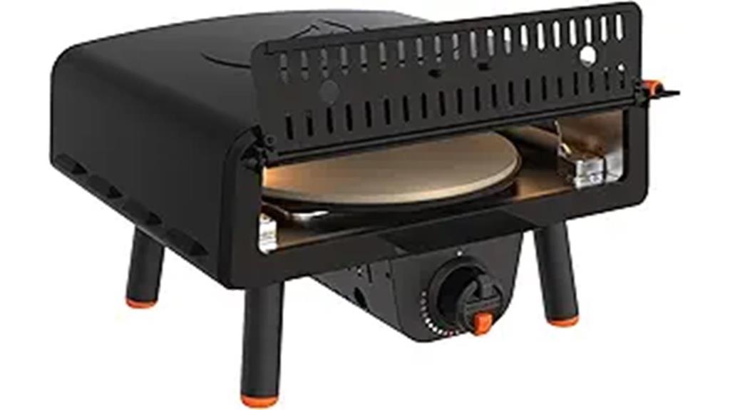 portable rotating pizza oven