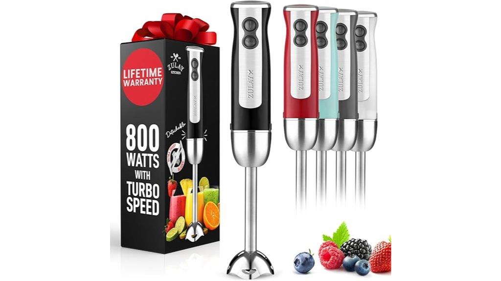 powerful 800w hand blender
