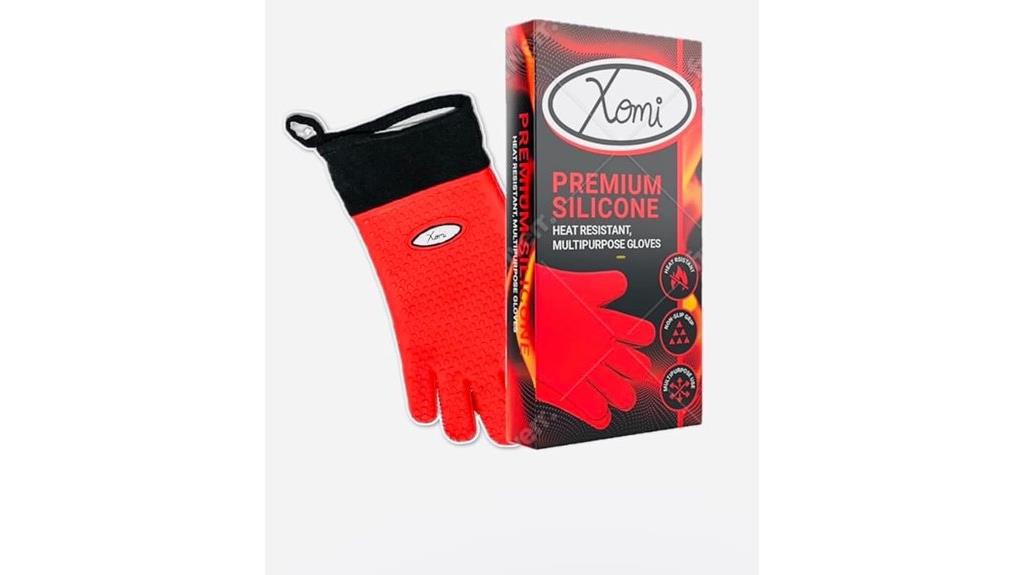 premium heat resistant cooking gloves