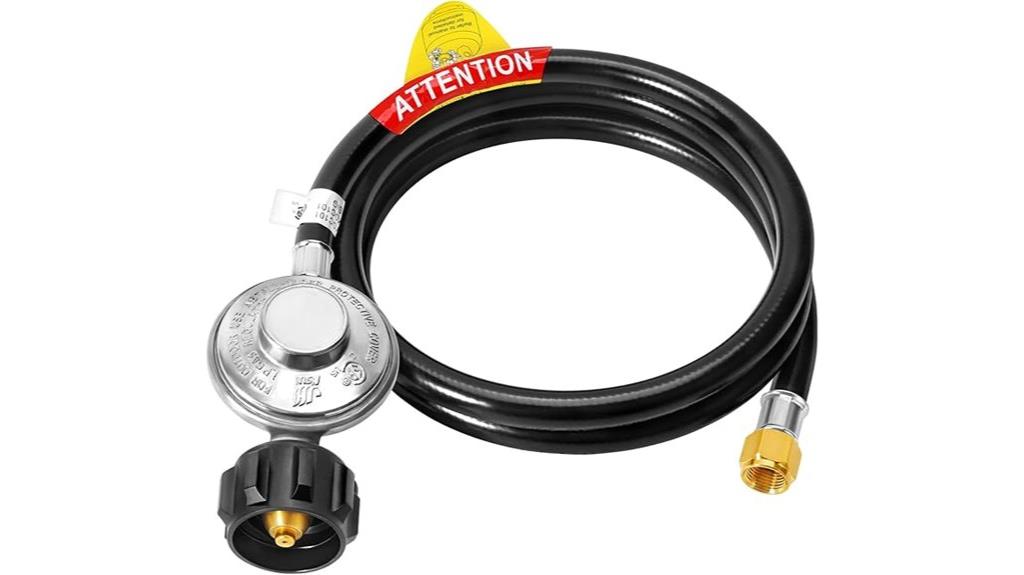 propane regulator with hose