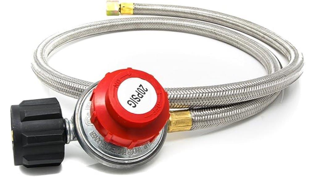 propane regulator with hose