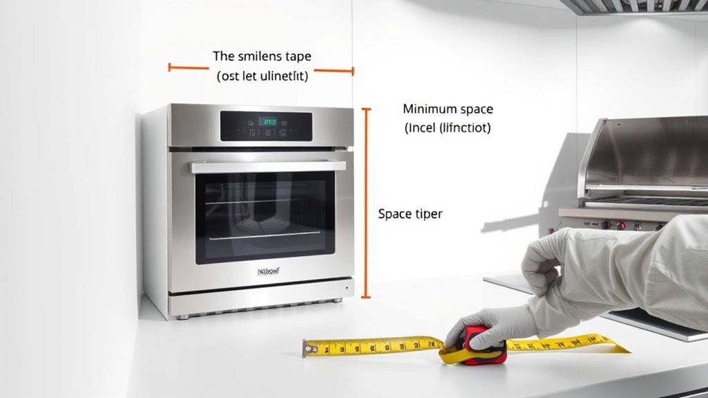 proper appliance clearance guidelines