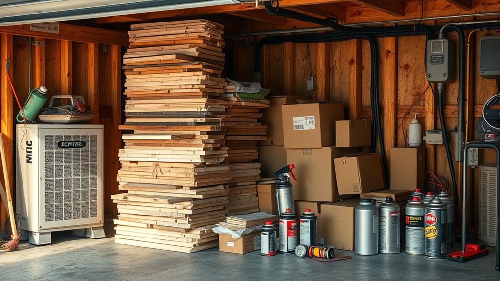proper clearance and safety devices
