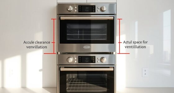 proper clearance for appliances
