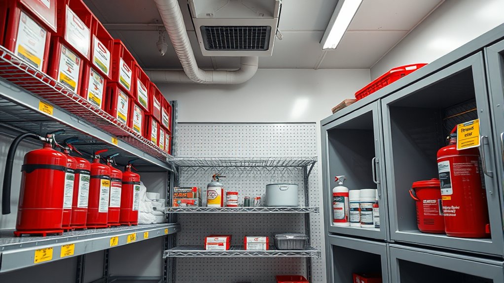 proper fire storage placement