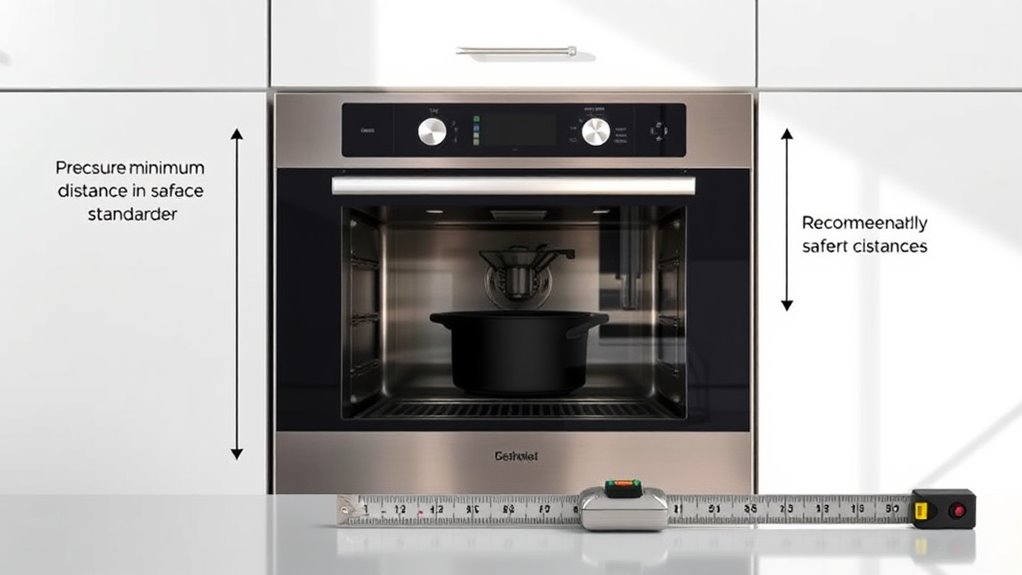 proper oven clearance guidelines