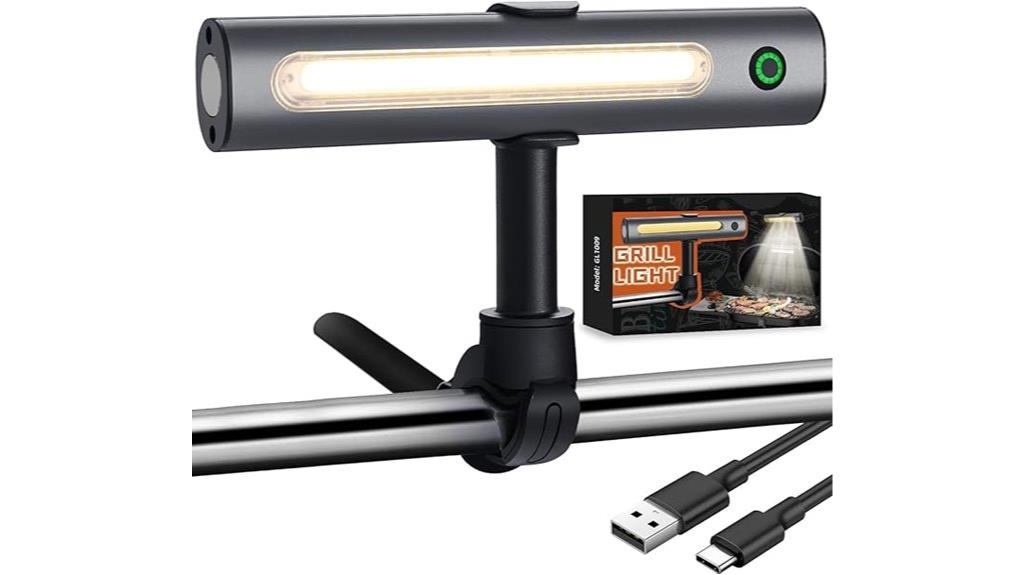 rechargeable waterproof grill light