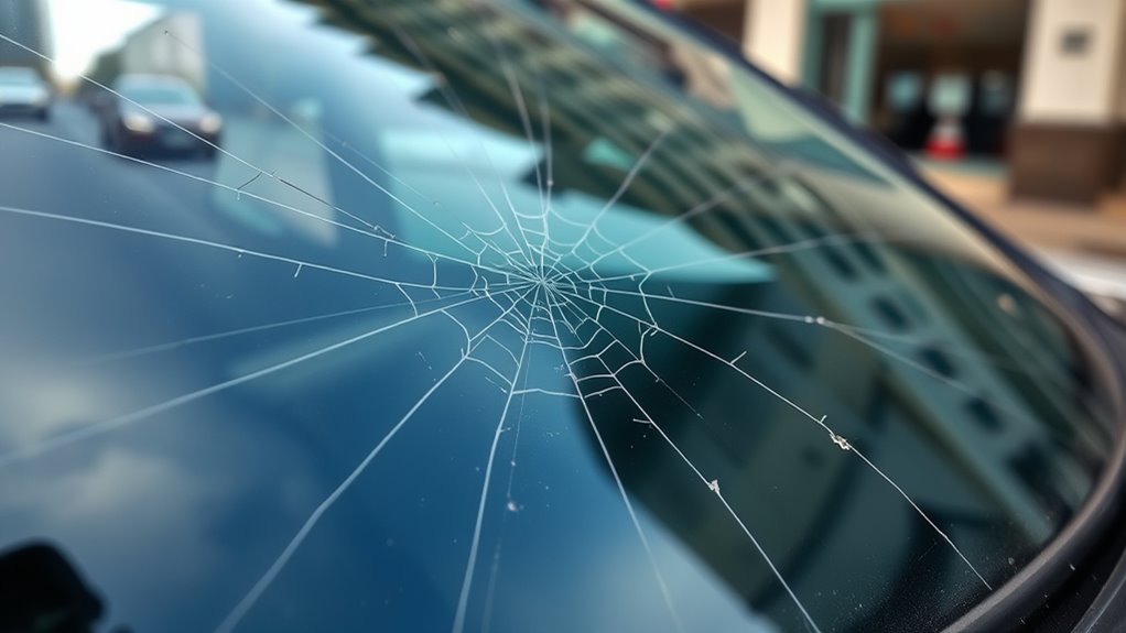 replace windshield when damaged