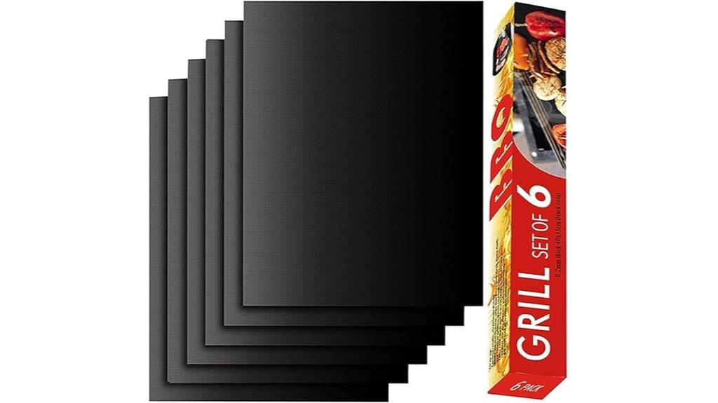 reusable grill mat set