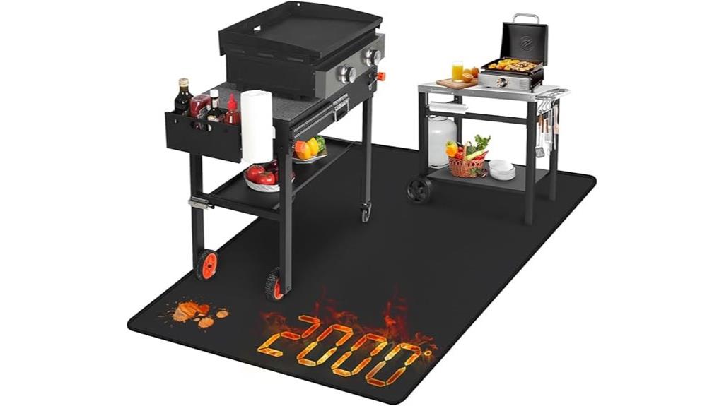 reusable silicone grill mats