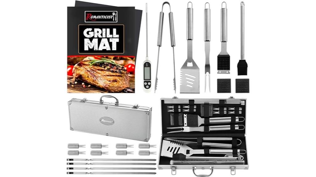 romantic bbq grill set