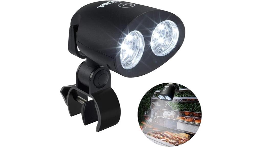 rotating led grill light