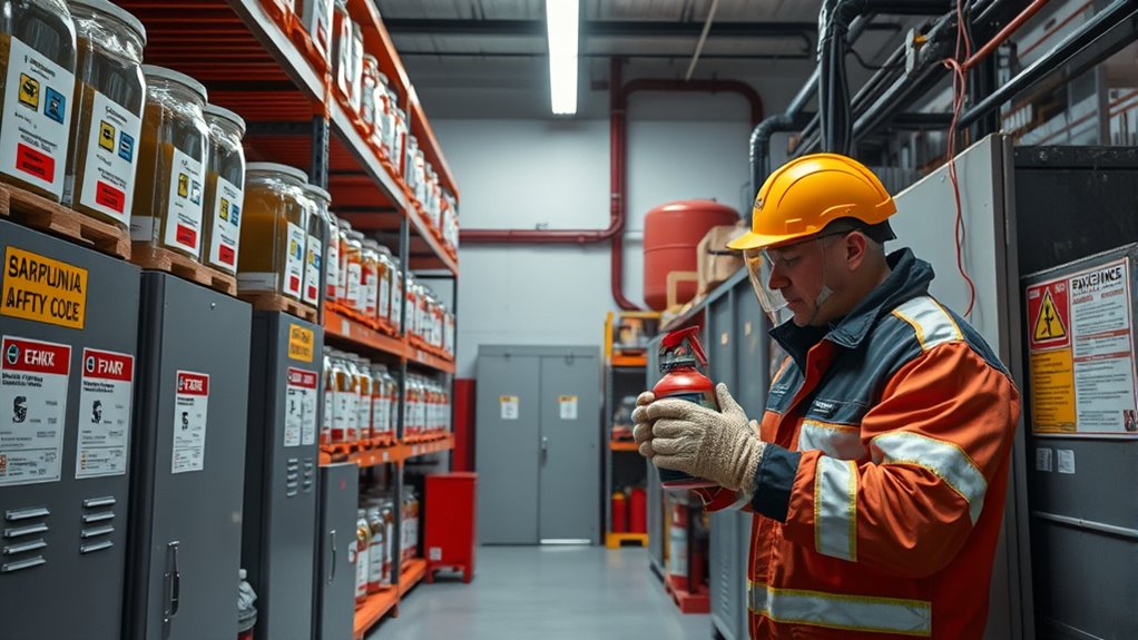 safe flammable materials storage