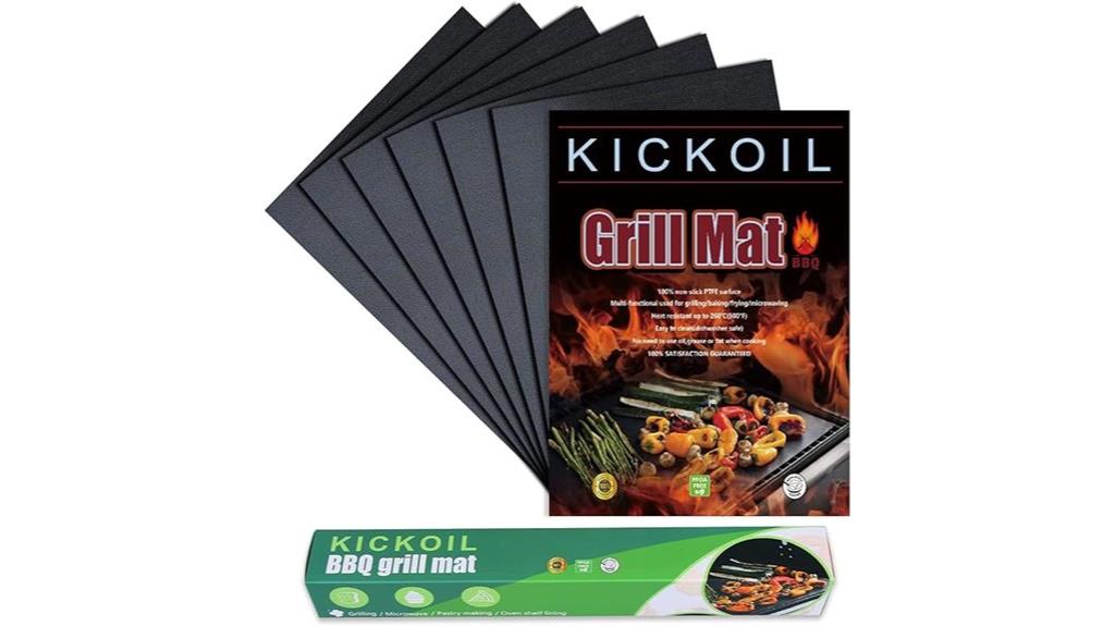 set of six grill mats