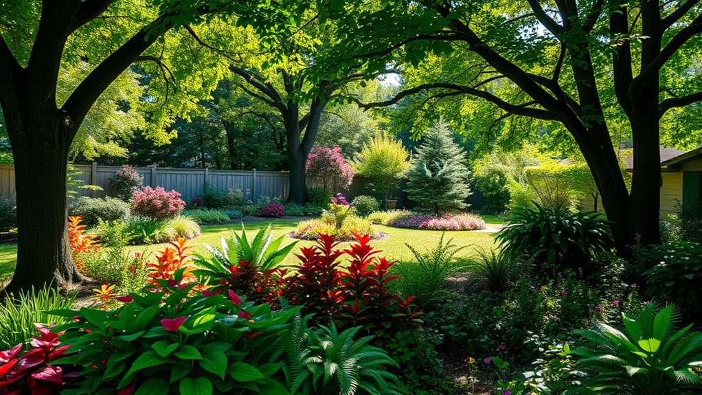 shade loving plants promote balanced landscaping