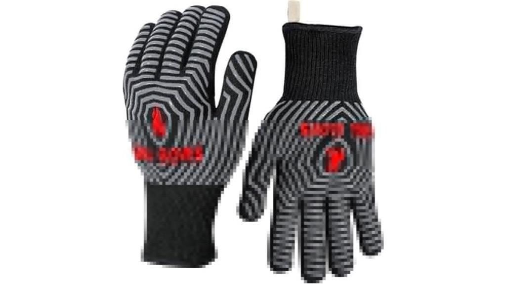 silicone non slip oven gloves