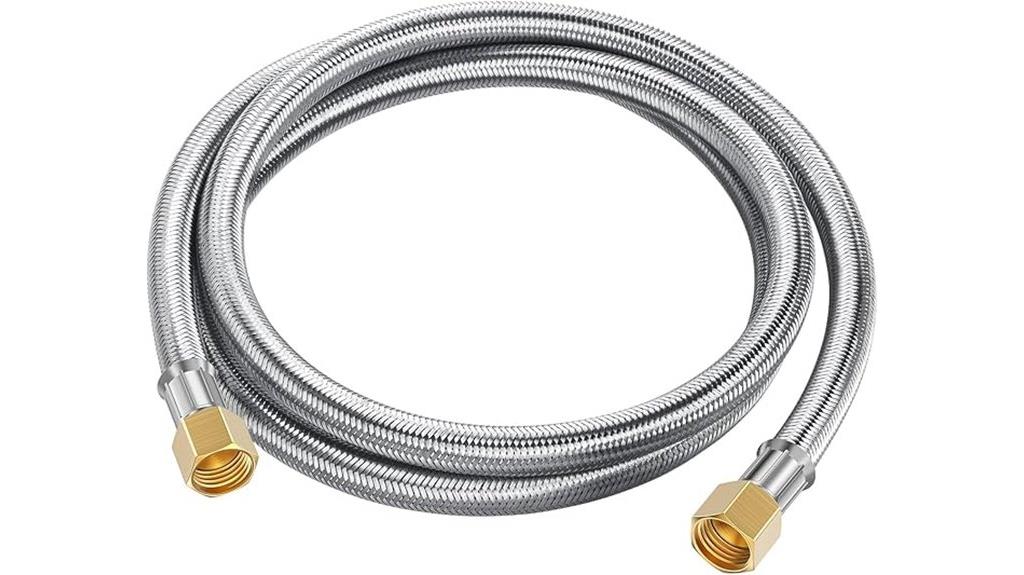 six foot brass propane hose