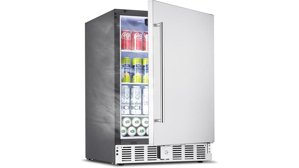 small 24 inch beverage cooler