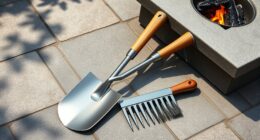 small patio ash cleanup tools