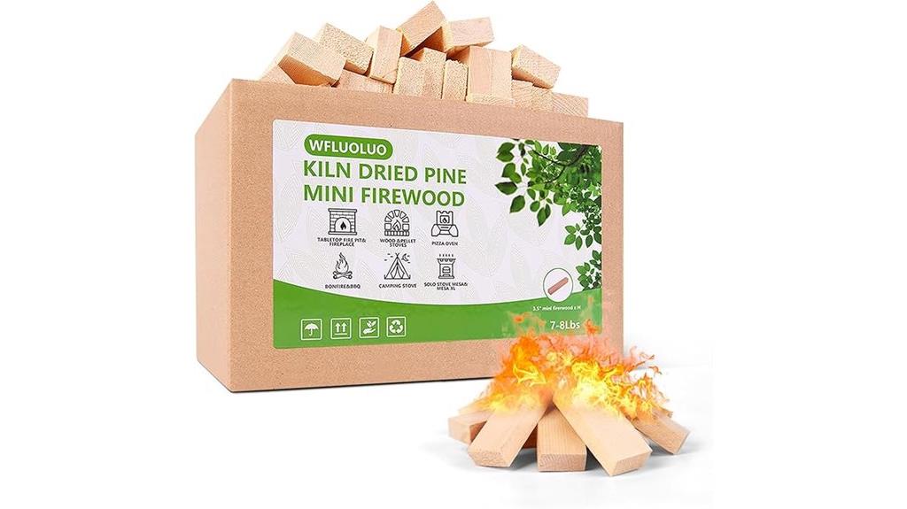small pine firewood bundle