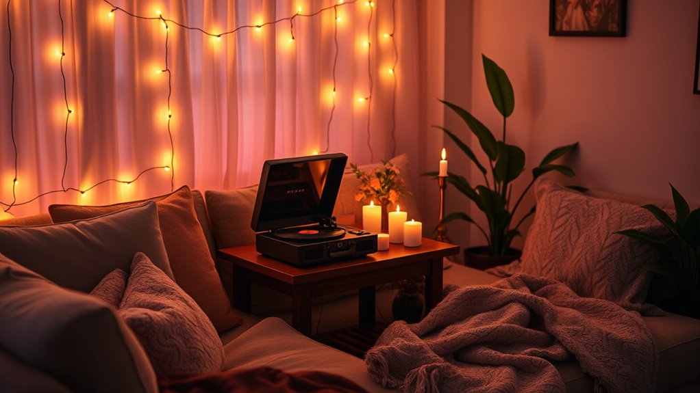 soft lighting gentle melodies