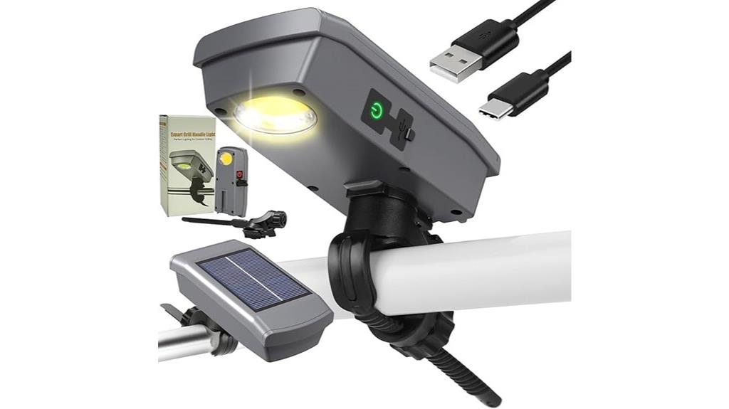 solar powered grill light