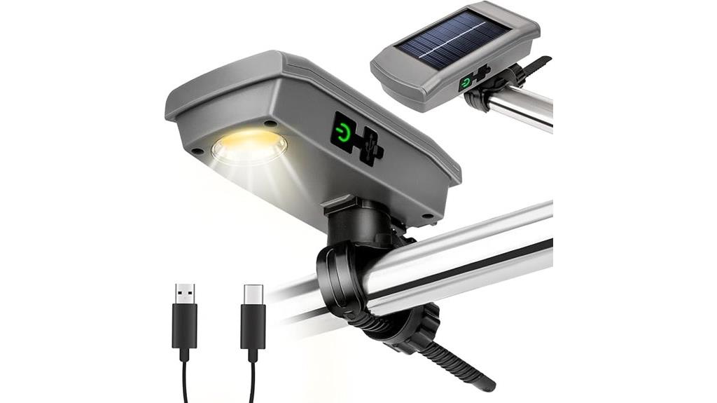 solar powered grill lighting