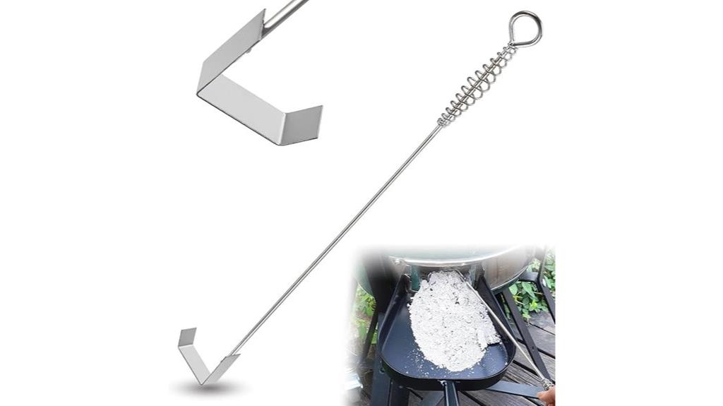 stainless steel ash rake